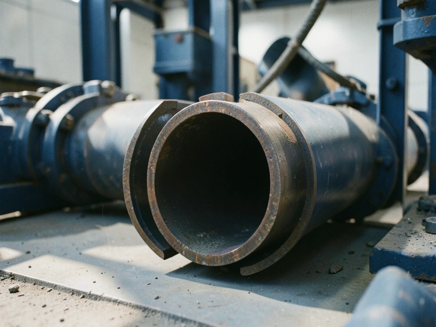Line Distance, Pipe Materials, and Obstruction Severity - diagnostic visual